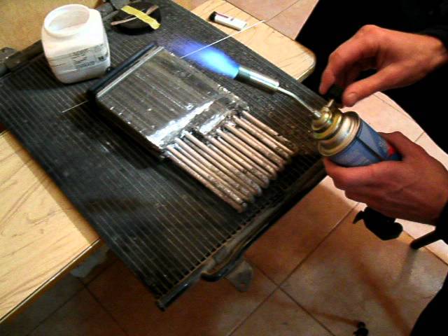 Пайка алюминия газовой горелкой в домашних условиях