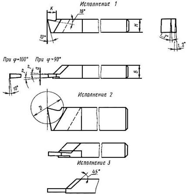Гост 18874-73 резцы токарные прорезные и отрезные из быстрорежущей стали. конструкция и размеры