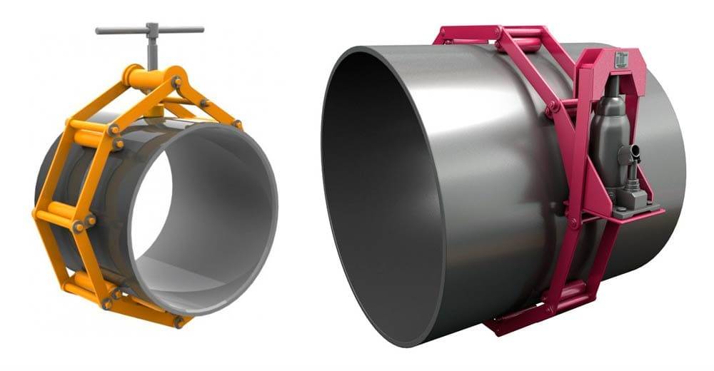 Центратор для сварки труб: внутренний, наружный, диаметр