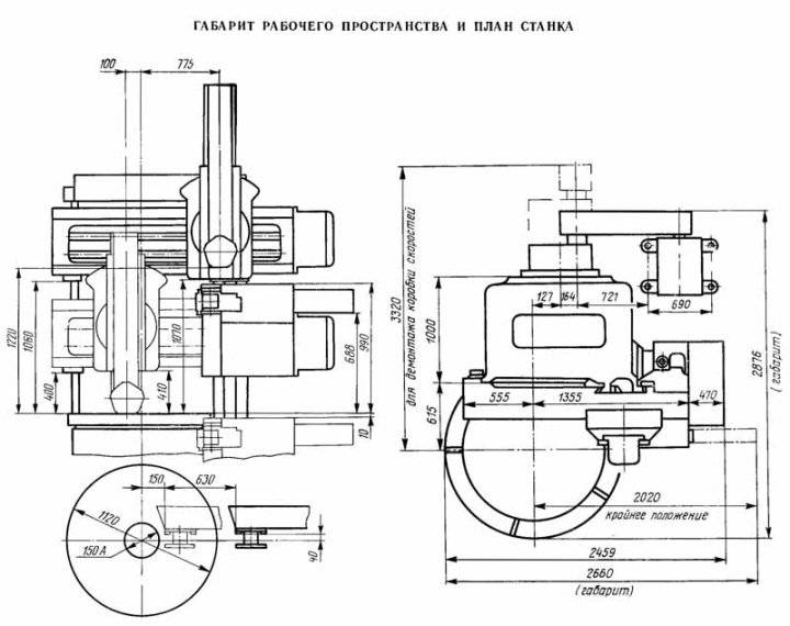 Токарно-карусельный станок 1512: технические характеристики, схемы