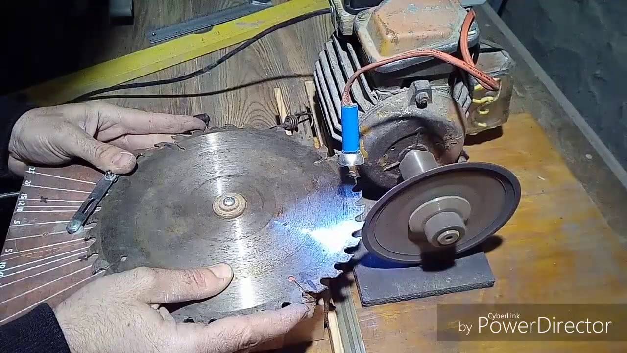 Заточка дисковой пилы своими руками, заточка ножовки и бензопилы (видео)