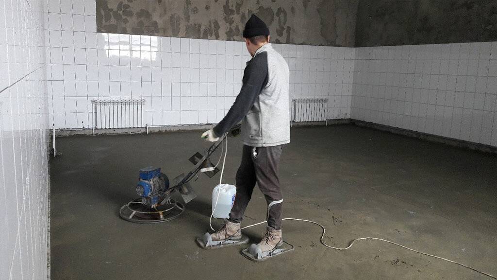Как и чем шлифовать бетон