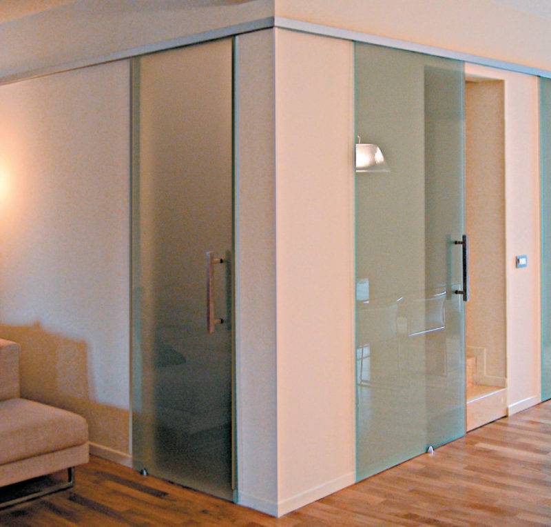 2021 ᐈ ???? (+75 фото) межкомнатные двери со стеклом в интерьере квартиры фото