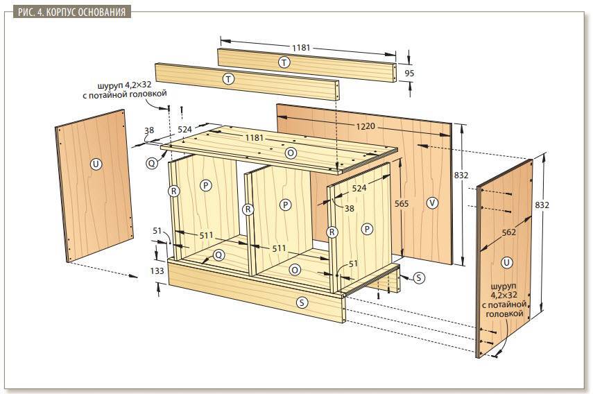 Шкаф из дерева своими руками: чертеж, инструкция изготовления