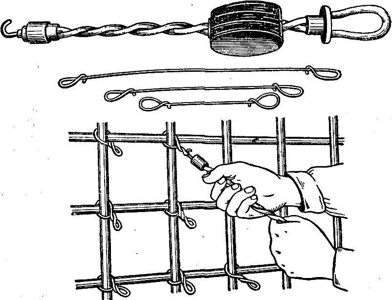 Крючок для вязания арматуры: виды и самостоятельное изготовление