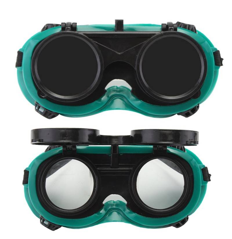 Очки для сварки полуавтоматом и для защиты глаз при работе ручным способом