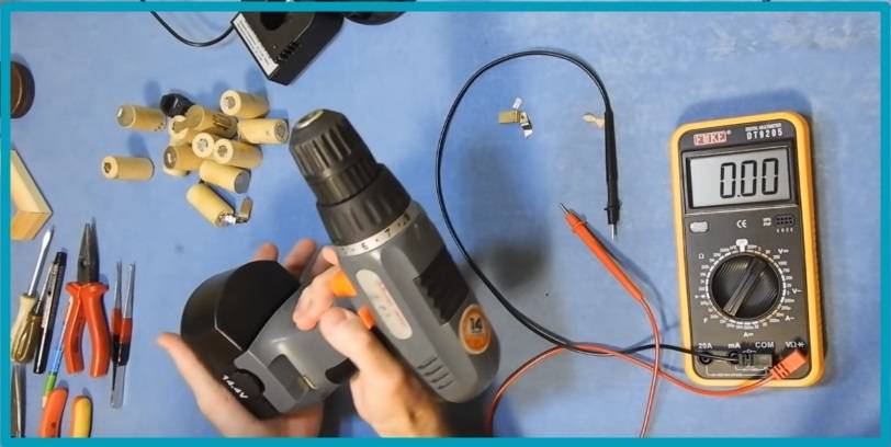 Как проверить аккумулятор для шуруповерта мультиметром - инженер пто