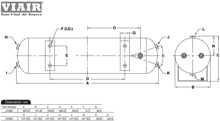 Расчет объема ресивера сжатого воздуха для воздушного компрессора, формула