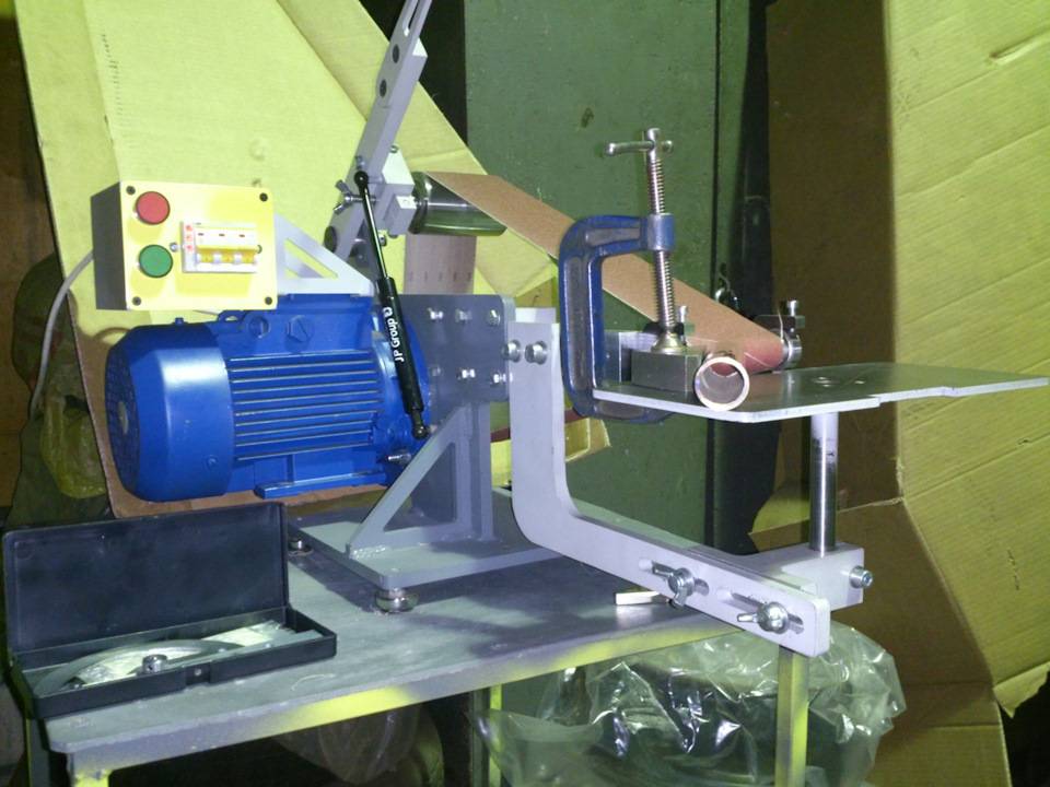 Гриндер (шлифовальный станок) ленточный и дисковый, схемы, изготовление, компоненты — красстройка