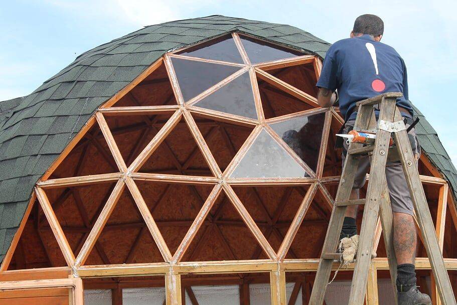 Купольный дом своими руками с нуля- обзор +пошаговая инструкция