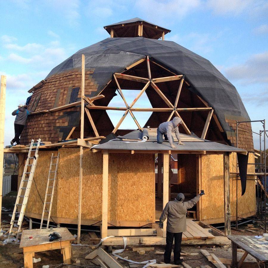 Купольный дом своими руками — строительство, инструкции!