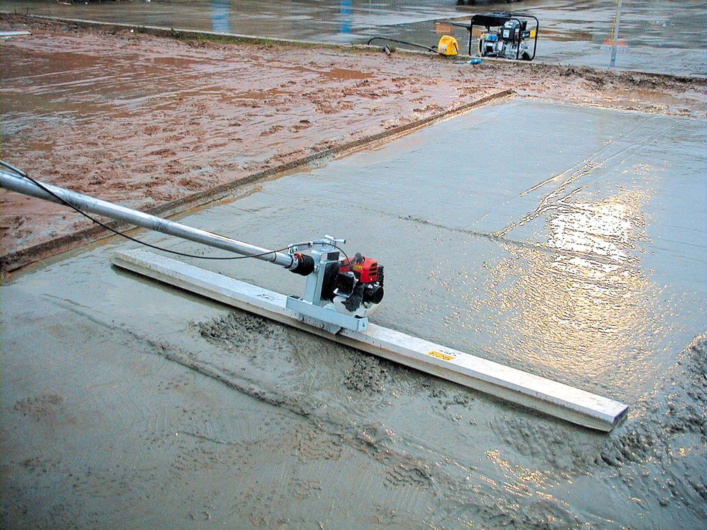 Особенности применения виброрейки для укладки бетона