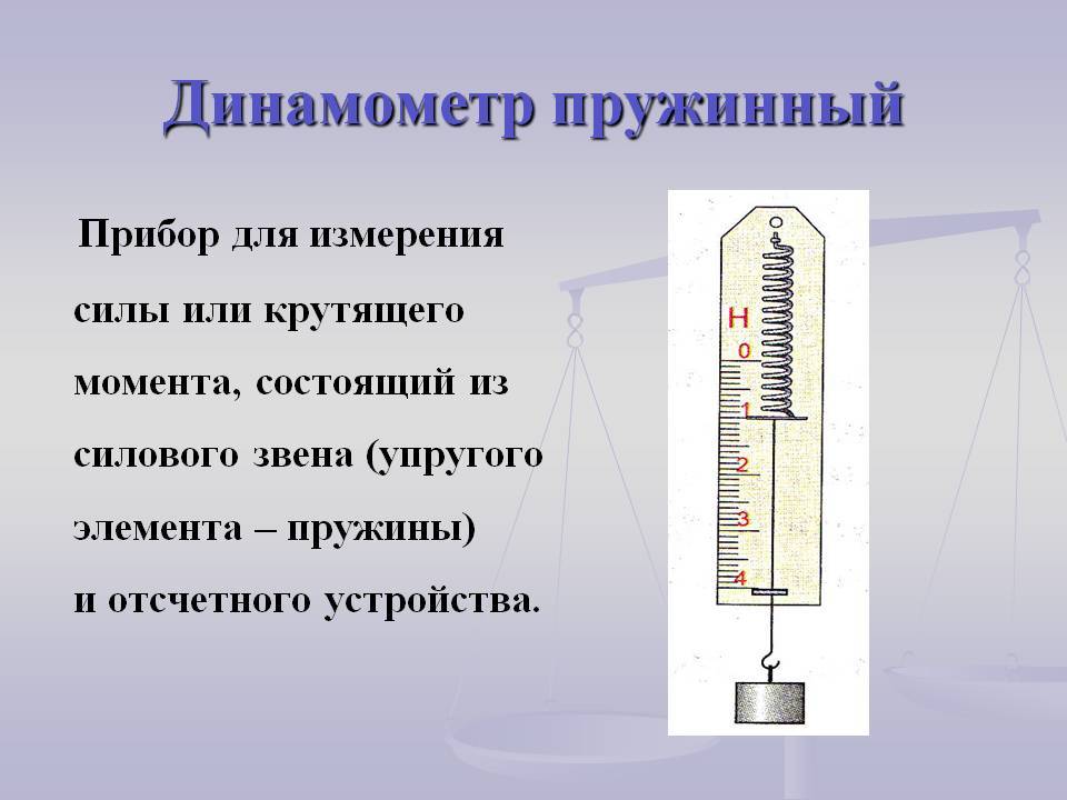 Что измеряет динамометр?