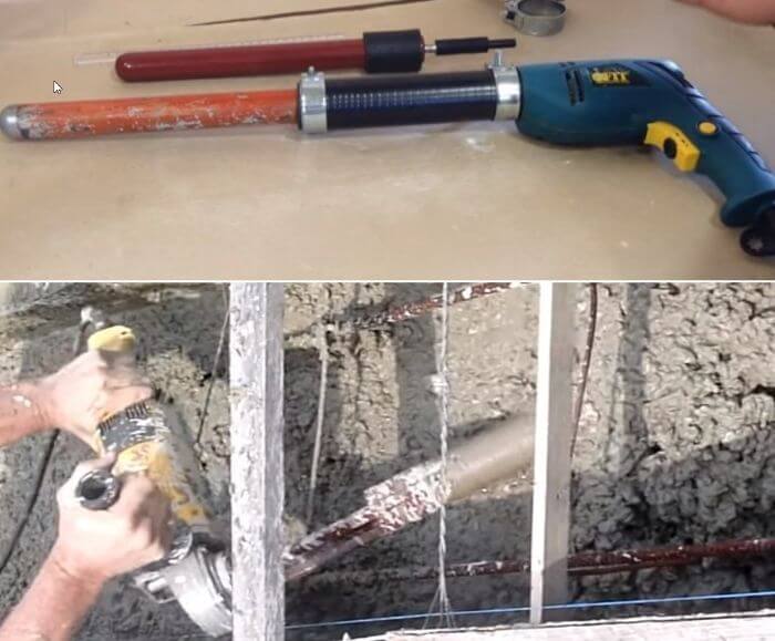 Как сделать вибратор для бетона из перфоратора своими руками