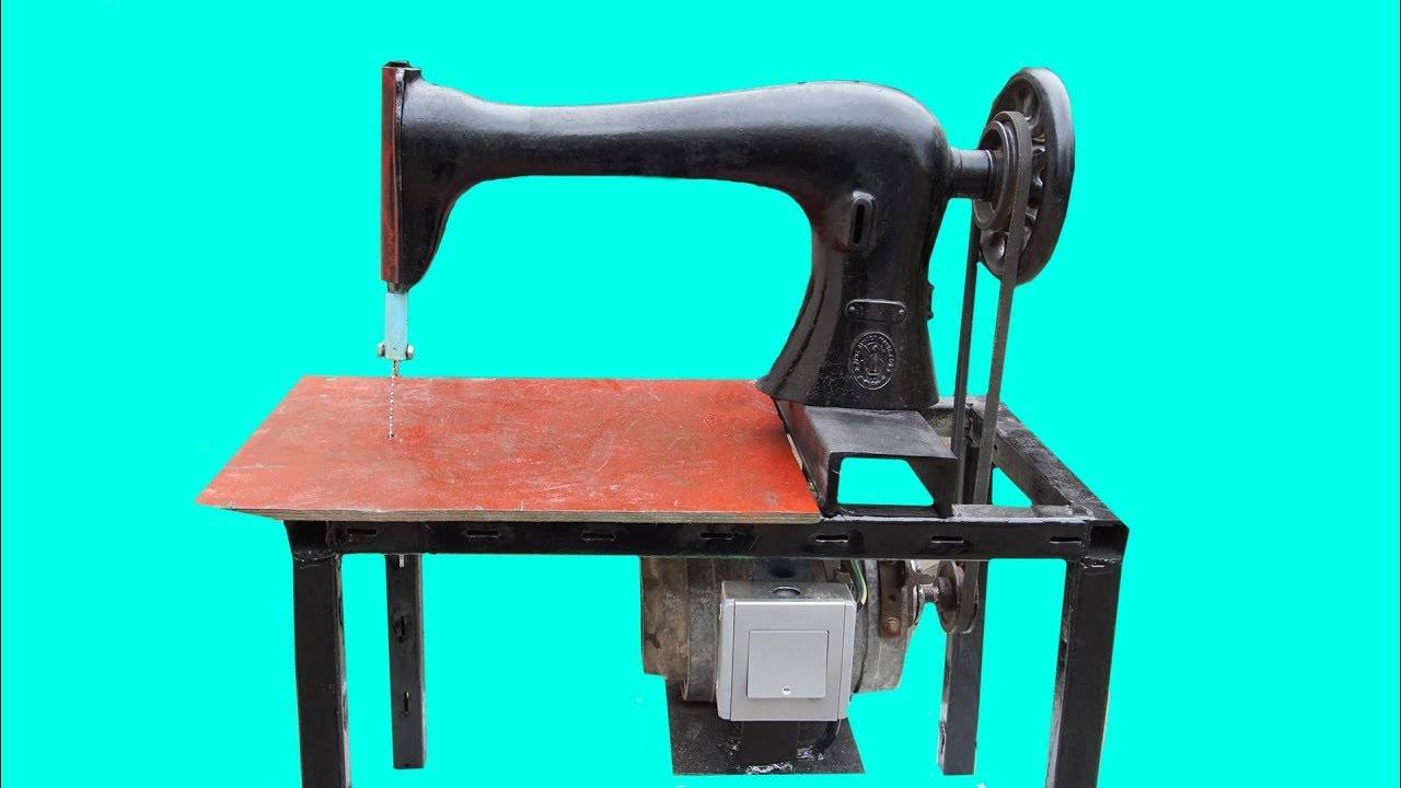 Электролобзик своими руками из швейной машинки