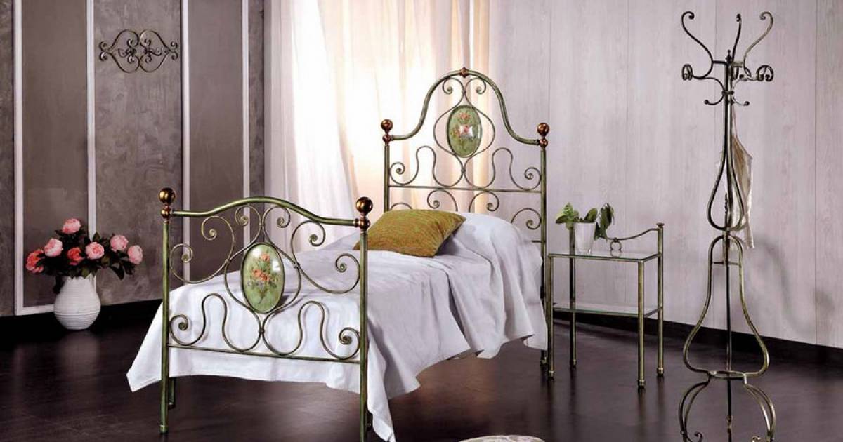 Кованые кровати - 80 фото примеров дизайна